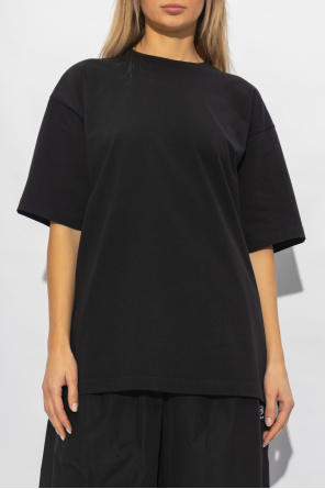 トップス BALENCIAGA Short-Sleeve Scarf Blouse 34 Women's Scarf Blouse in Black | Balenciaga US